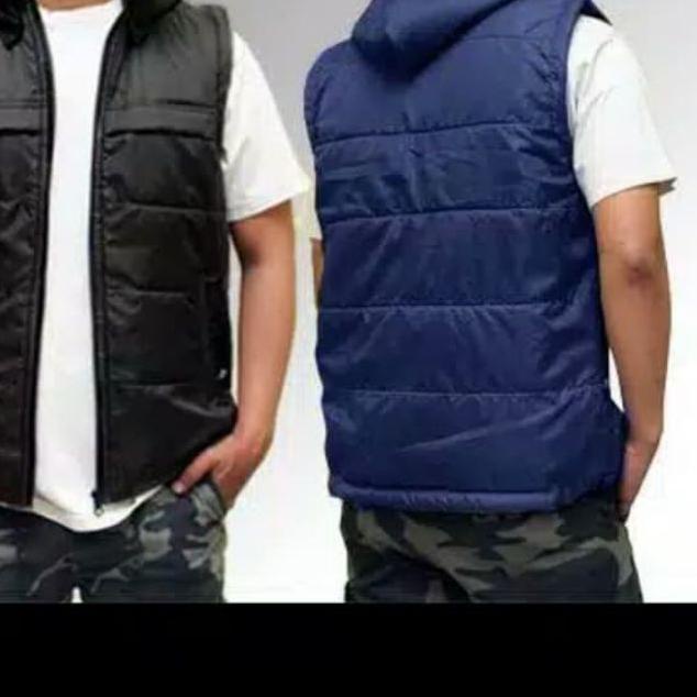 ✷ Rompi Parasut Pria Rompi Hoodie Pria Vest Rompi Hoodie Pria ℗