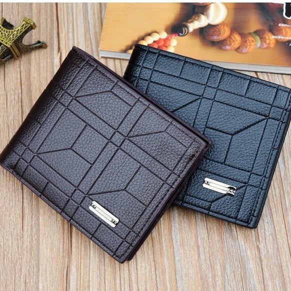 DOMPET PRIA LIPAT ORIGINAL KULIT HITAM SANTIAGO PENDEK SLOT KARTU BANYAK KEREN KECIL DISTRO PREMIUM COWOK IMPORT MURAH BRANDED ORI