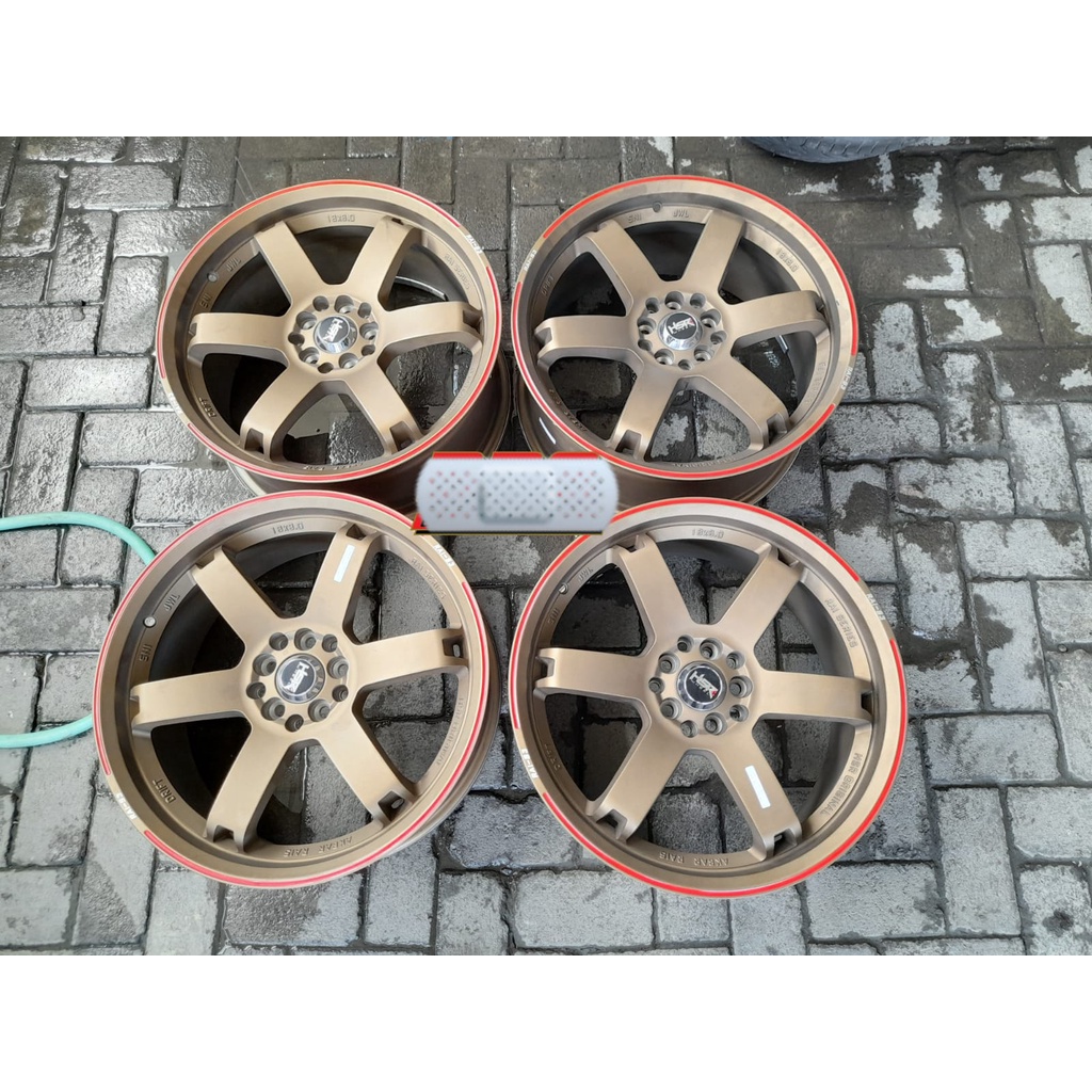 velg/pelek mobil bekas r18 lobang 5 te37 ring 18x8 et 45 pcd 5x100/5x114.