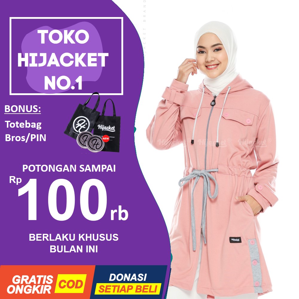 ⭐️ONGKIR GRATIS⭐️ HIJACKET HUMAIRA SERIES - HIJACKET OFFICIAL HIJACKET STORE JAKET MUSLIMAH JAKET HI