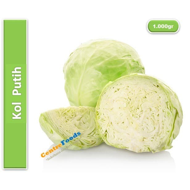 

Sayur Kol Putih Fresh - Kubis Java | 1.000gr [ Harga Per KG ]