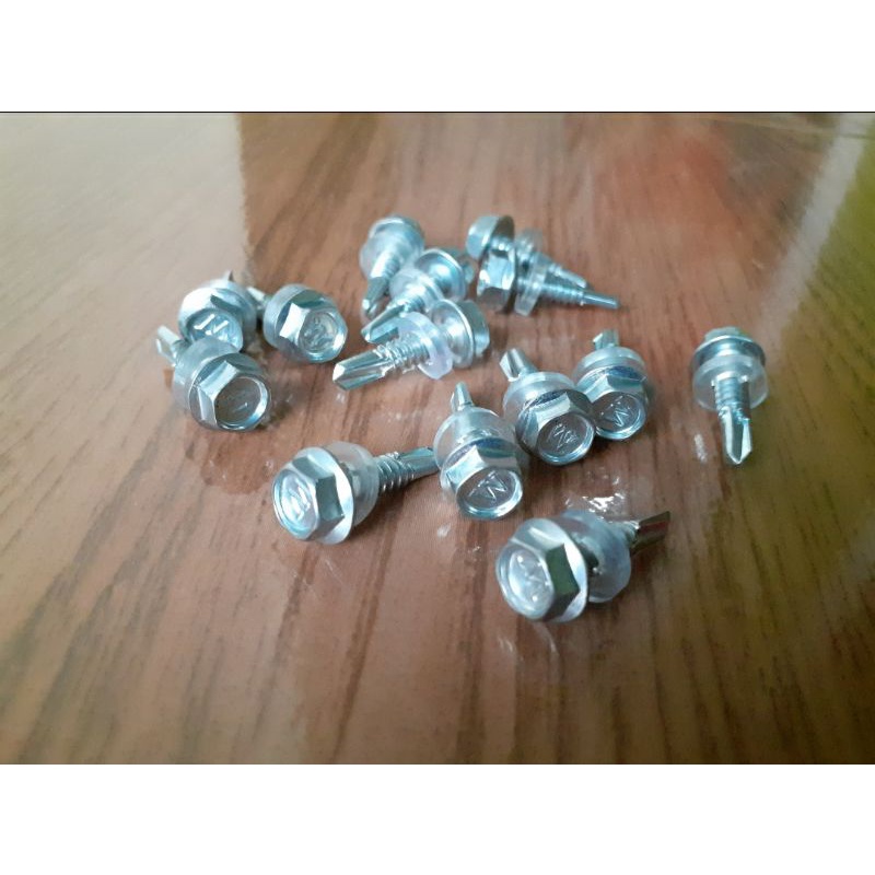 Baut roofing / galvalum baja ringan / drilling / 12×20 mm / 2 cm / Canal C