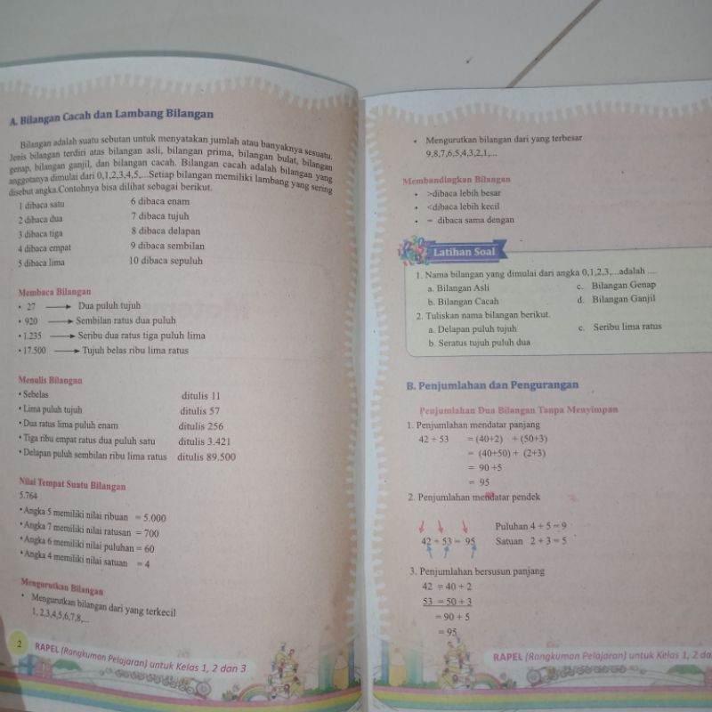 buku rapel untuk kelas 1,2&amp;3 (15×25cm)