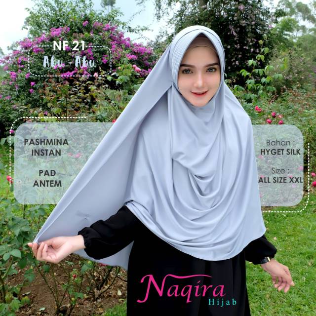 Naqira Hijab NF21 (Abu-Abu)