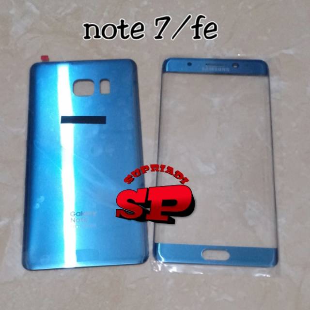 KACA LCD GORILA KACA DEPAN TOUSCREEN PLUS BACK DOOR BACKDOOR SAMSUNG NOTE 7 NOTE7 NOTE FE