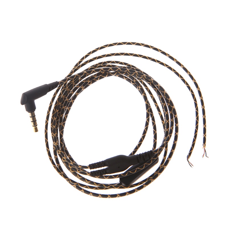 Kabel Kabel Mikrofon Headphone BT 3.5mm Interface Kabel Suara Jernih 1.2m