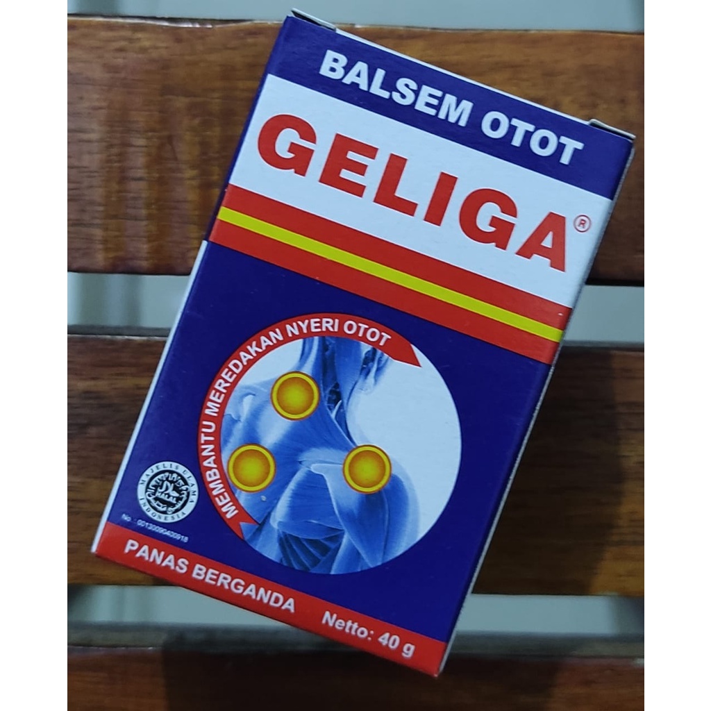 Balsem Geliga 40 Gram / Mengatasi Nyeri Otot / Nyeri Sendiri / Pegal Linu / Nyeri Punggung