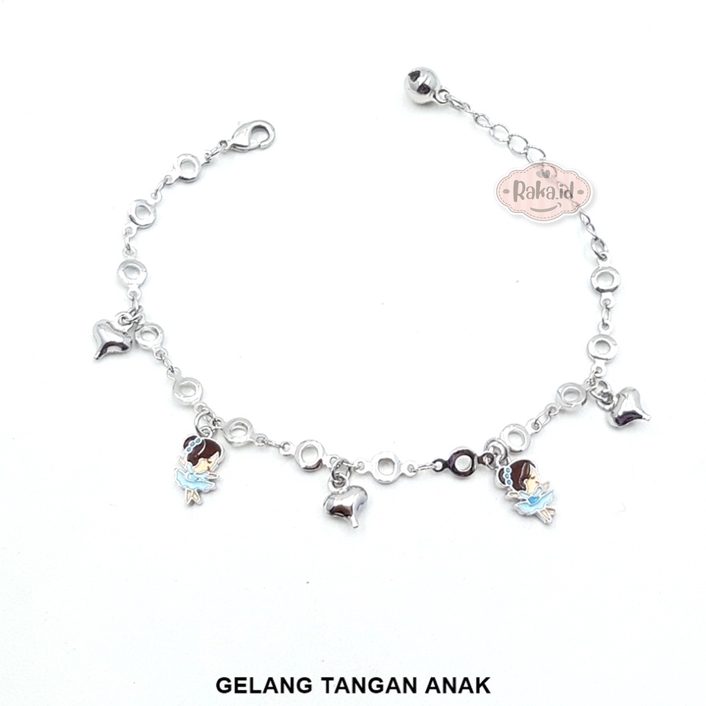 Raka Acc - Paket Gelang + Anting Anak Ballerina Xuping Perhiasan Anak Lapis Emas 18k 385