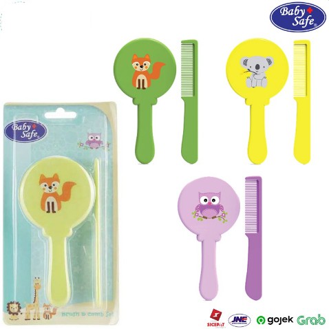 Baby Safe Brush &amp; Comb Set Sikat Bulu Dan Sisir Bayi DL1014