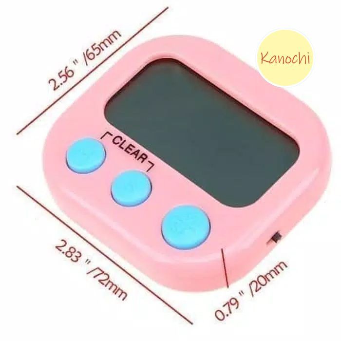 DIGITAL KITCHEN TIMER MASAK MAGNET JAM ALARM STOPWATCH ALAT DAPUR