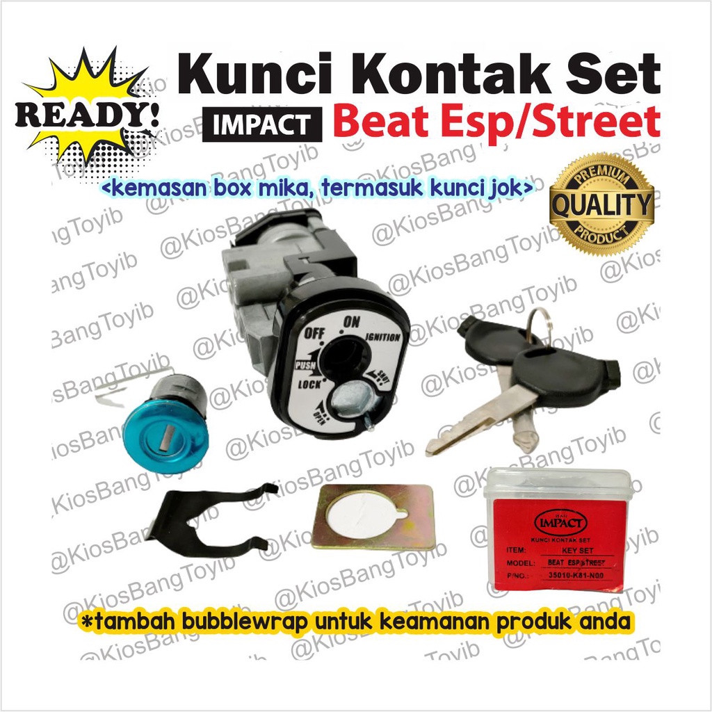 Kunci Kontak Set + Jok Assy Honda Beat Esp Street K81 (IMPACT)