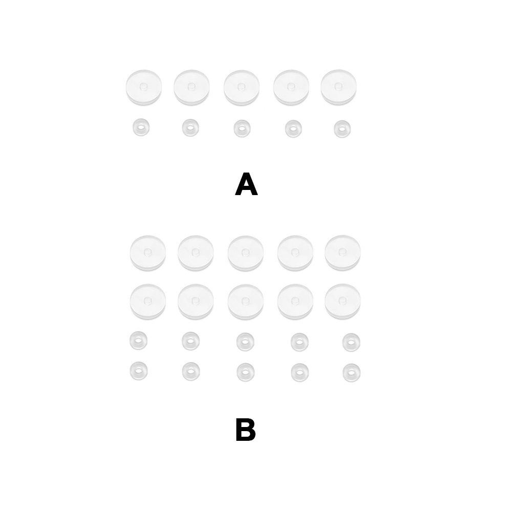 Nanas Piercing Healing Silicone Discs Benjolan Soft Gasket Spacers Disc Dengan Cincin Bulat Anti Melorot