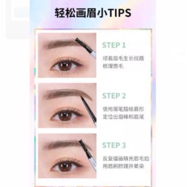 Lameila 1 Set 6 Pcs Pensil Alis Eyebrow Colors Double Heads Eyebrows DJ 838