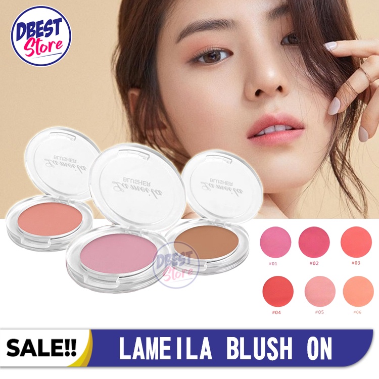 Lameila Blush On Palette Matte Anti Air dan Tahan Lama