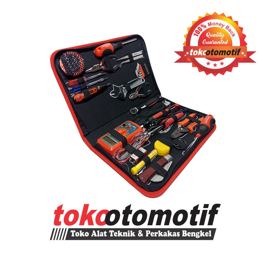 40 Pcs Elektronik Tool Set MAXPOWER / Alat Reparasi Elektronik Lengkap