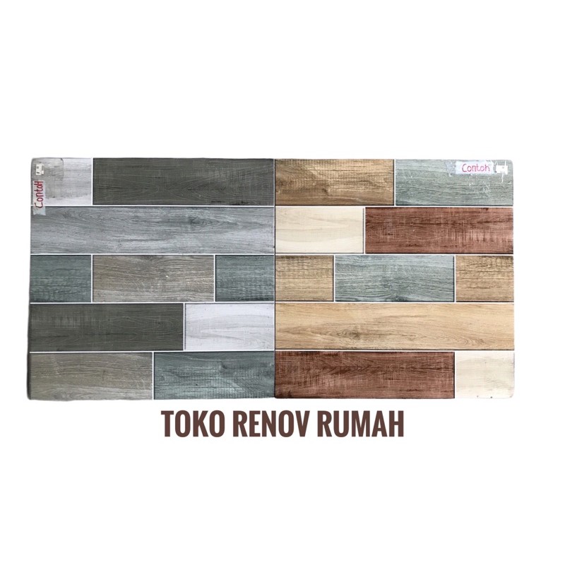 keramik lantai 50x50 motif kayu/ keramik ruangan/ keramik teras/ keramik kobin