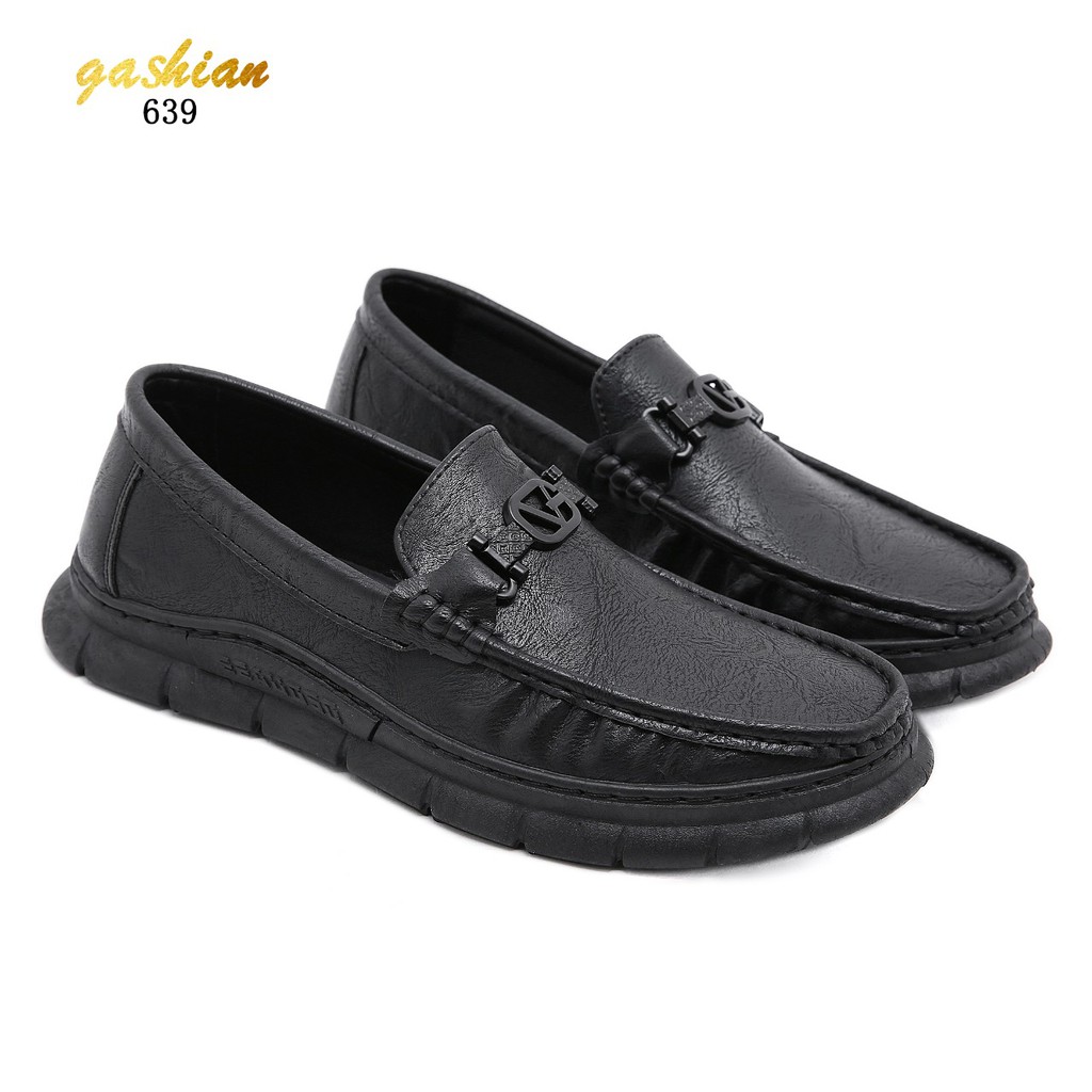 SEPATU LOAFERS PRIA KASUAL KULIT FASHION IMPORT # 639 #