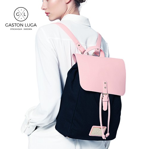 Gaston Luga Tas Punggung | Backpack Parlan Black Pink