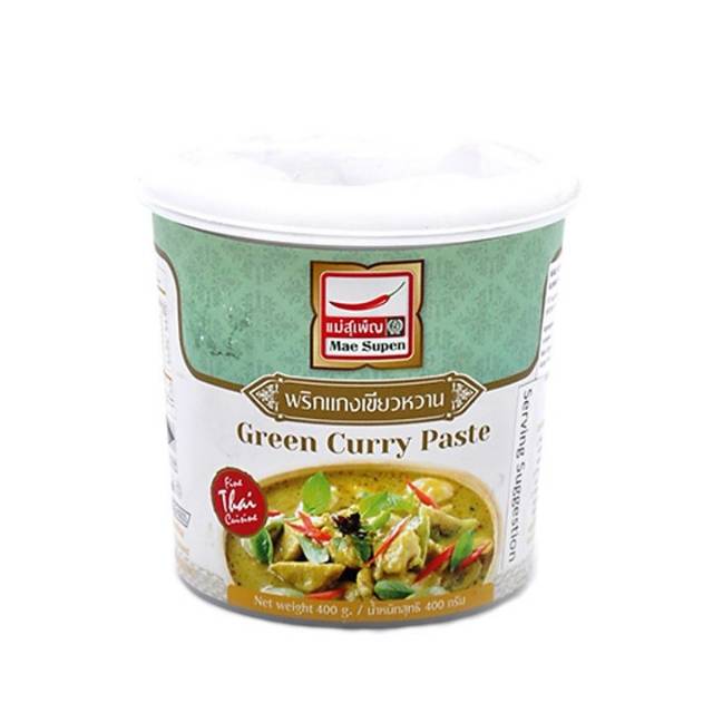

MAE SUPEN GREEN CURRY PASTE TUB 400 GR
