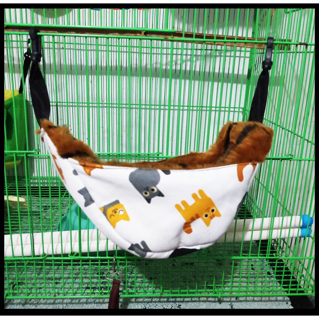 Sleeping Pouch Ayunan atau gendongan Sugar Glider Sg Nyaman Bahan Bagus  Dengan Bahan Bulu