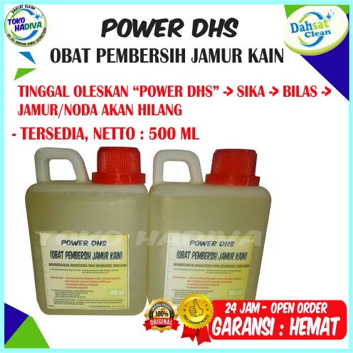 OBAT PEMBERSIH JAMUR / NODA PADA KAIN / PAKAIAN POWER DHS PENGHILANG TAYUM /JAMUR HITAM (COD_bisa)