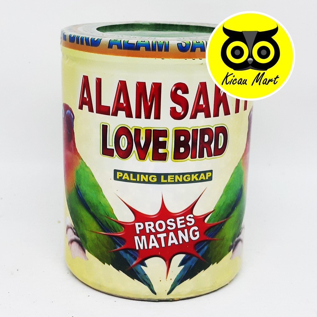 PAKAN MAKANAN HARIAN BURUNG LOVEBIRD RAMUAN BIJI BIJIAN MILLET MILET ALAM SAKTI LOVE BIRD PKNBR2AS