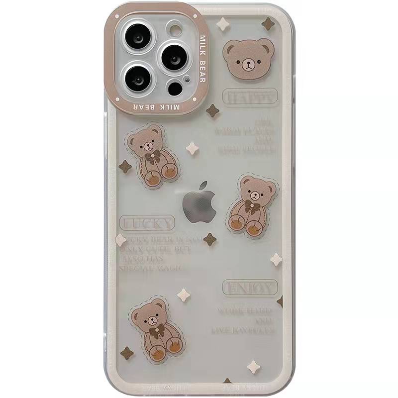 iPhone Case iPhone 13 13pro 13prm Silicone Soft Case Transparent Cute Cartoon Mockup for iphone 11 iphone 12 pro max iphone 7 plus iphone 8 plus phone xr xs max X Xr 11 Max 8plus iphone Pro mini7SE