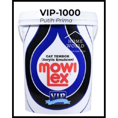 Cat Tembok Mowilex Vip- E1000 Putih Prima 20 Liter/Pail