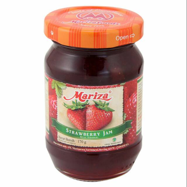 

Mariza Strawberry Jam 170gr Selai Strawberry Dengan Bahan-bahan Pilihan