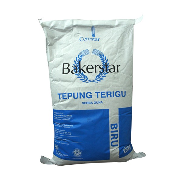 

Tepung Bakerstar Biru - Repack 1kg