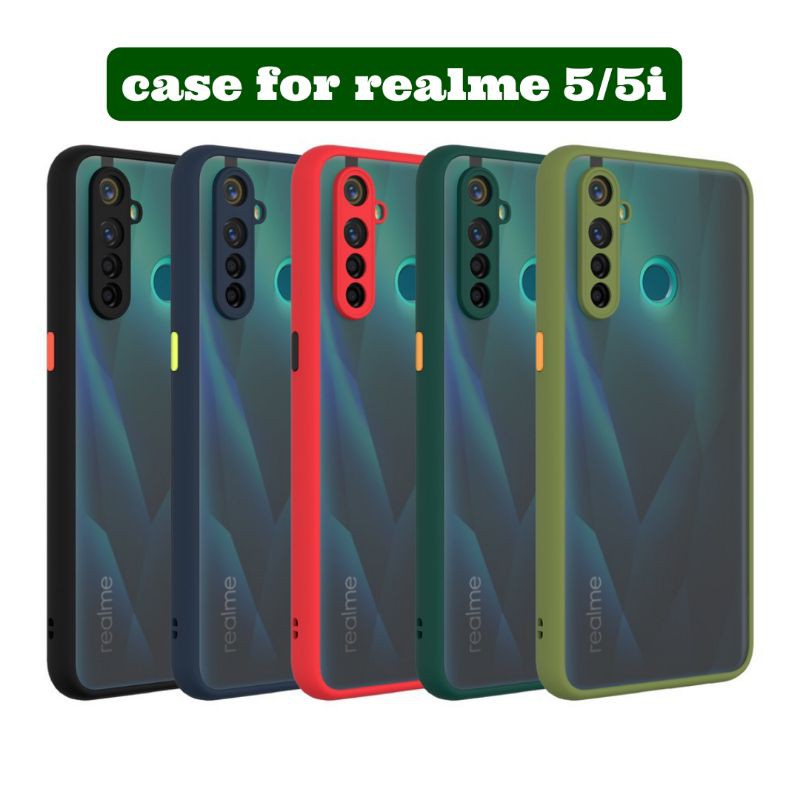 Case Dove Realme 5 5i 5S 6i C11 C12 C15 C17 C2 C3 Case Dove Protector Pelindung Kamera