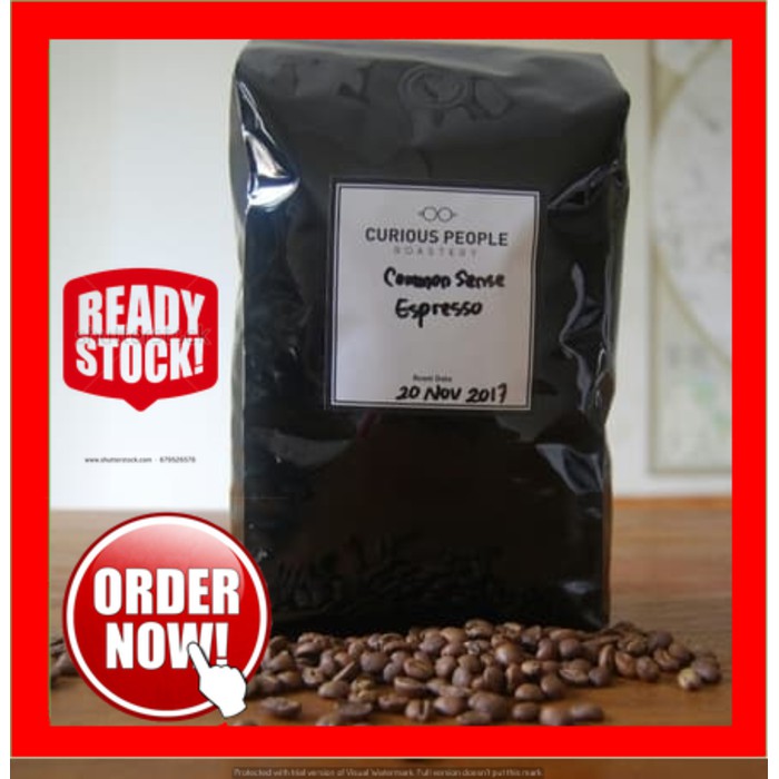 

Promo Biji Kopi Espresso Blend - Common Sense Espresso - 100% Arabika