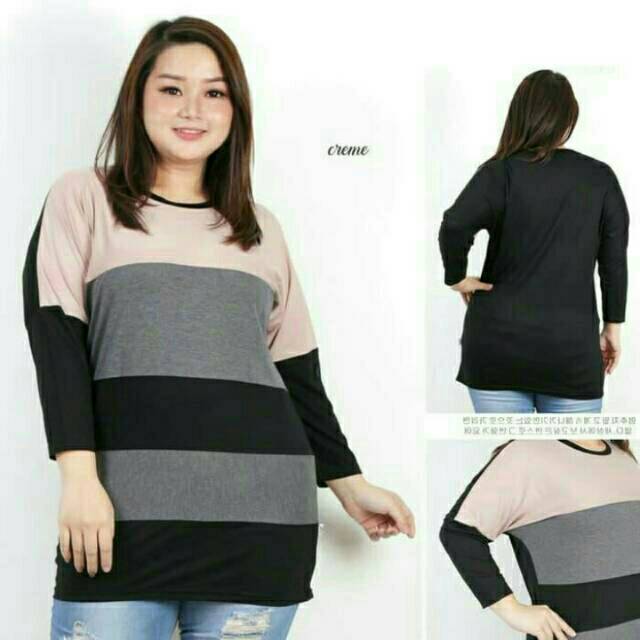 (LD 120cm) XXXL 3XL BATWING KALONG JUMBO Macchiato JUMBO Hazelnut ATASAN BIGSIZE ATASAN JUMBO