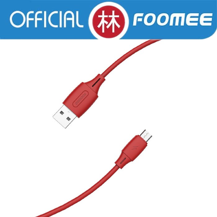 Foomee NT10E Data Cable Micro USB Fast Charging 2.4A