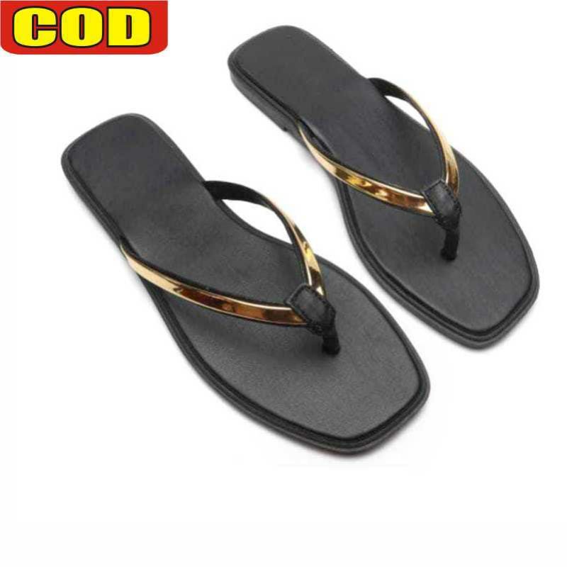 BELI 1 GRATIS 1 Sandal Japit Pria Kekinian sandal Slop Kulit Dewasa Sandal Japit Kulit Kekinian Sandal Japit Kasual