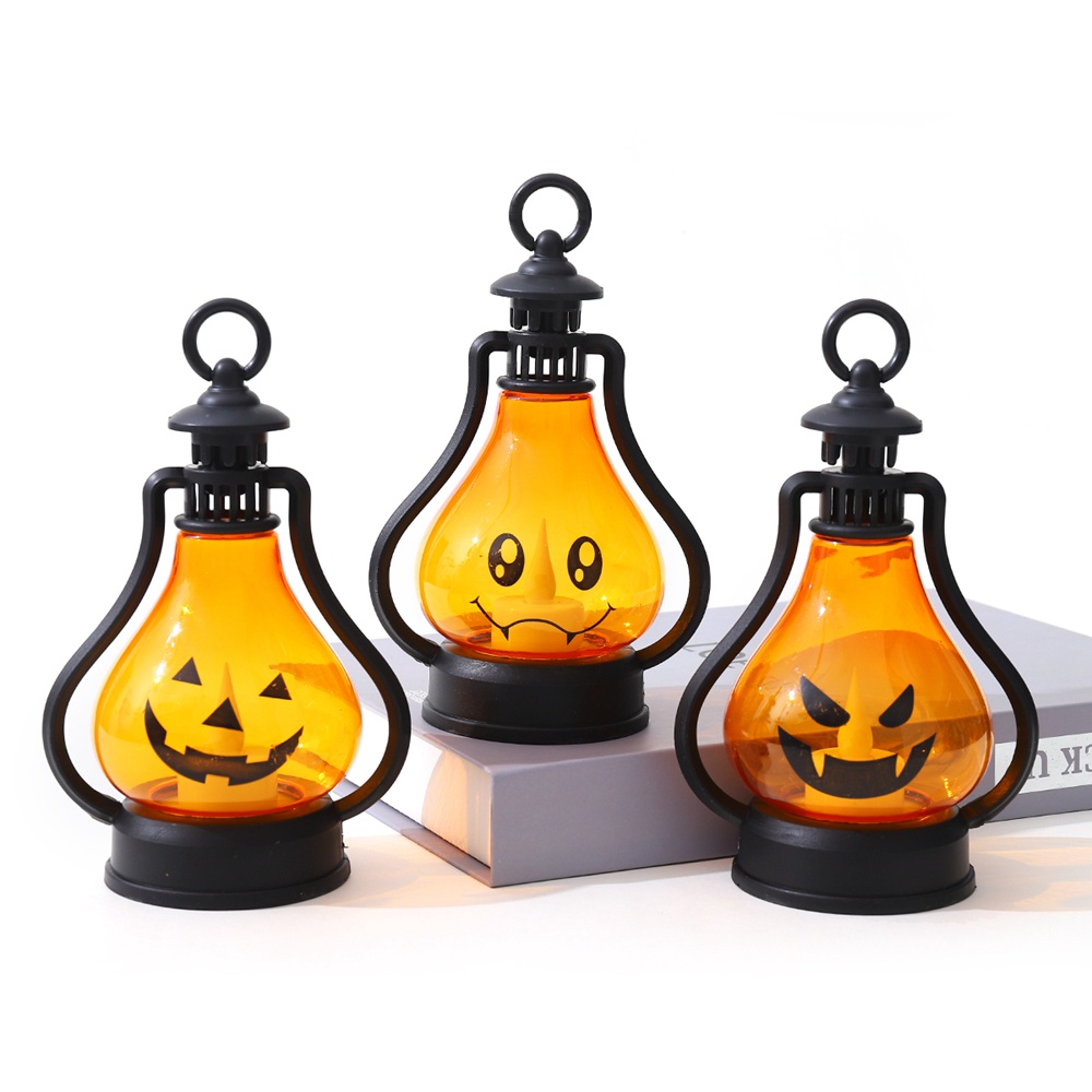 1pc Lampu Malam Led Bentuk Labu Untuk Dekorasi Pesta Halloween