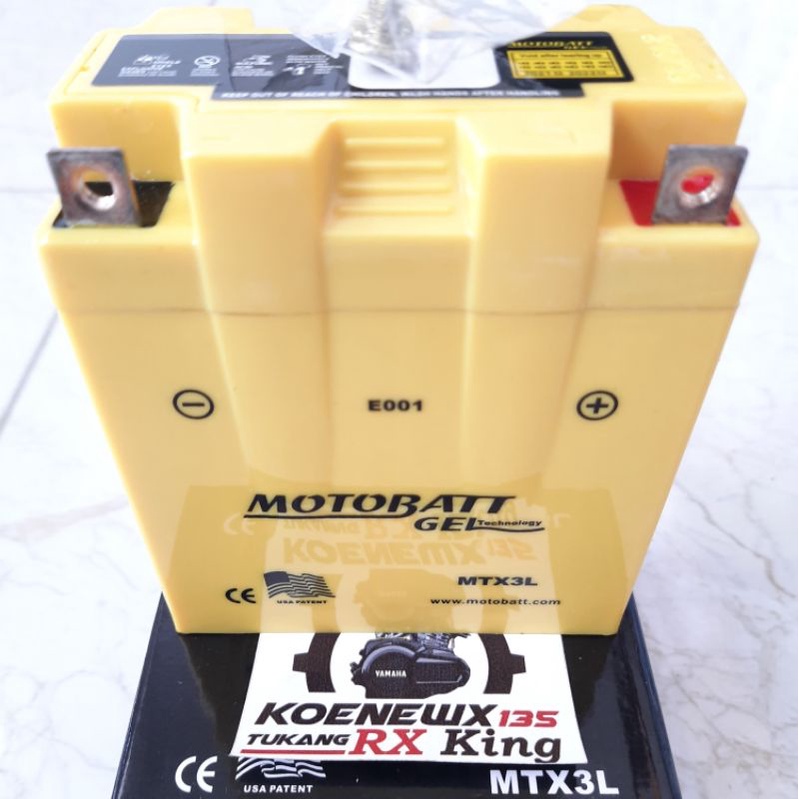 AKI ACCU KERING MOTOBATT RX KING MTX3L