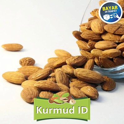 kacang Almond TOPLES 1000 gram matang tanpa kulit 1 Kg