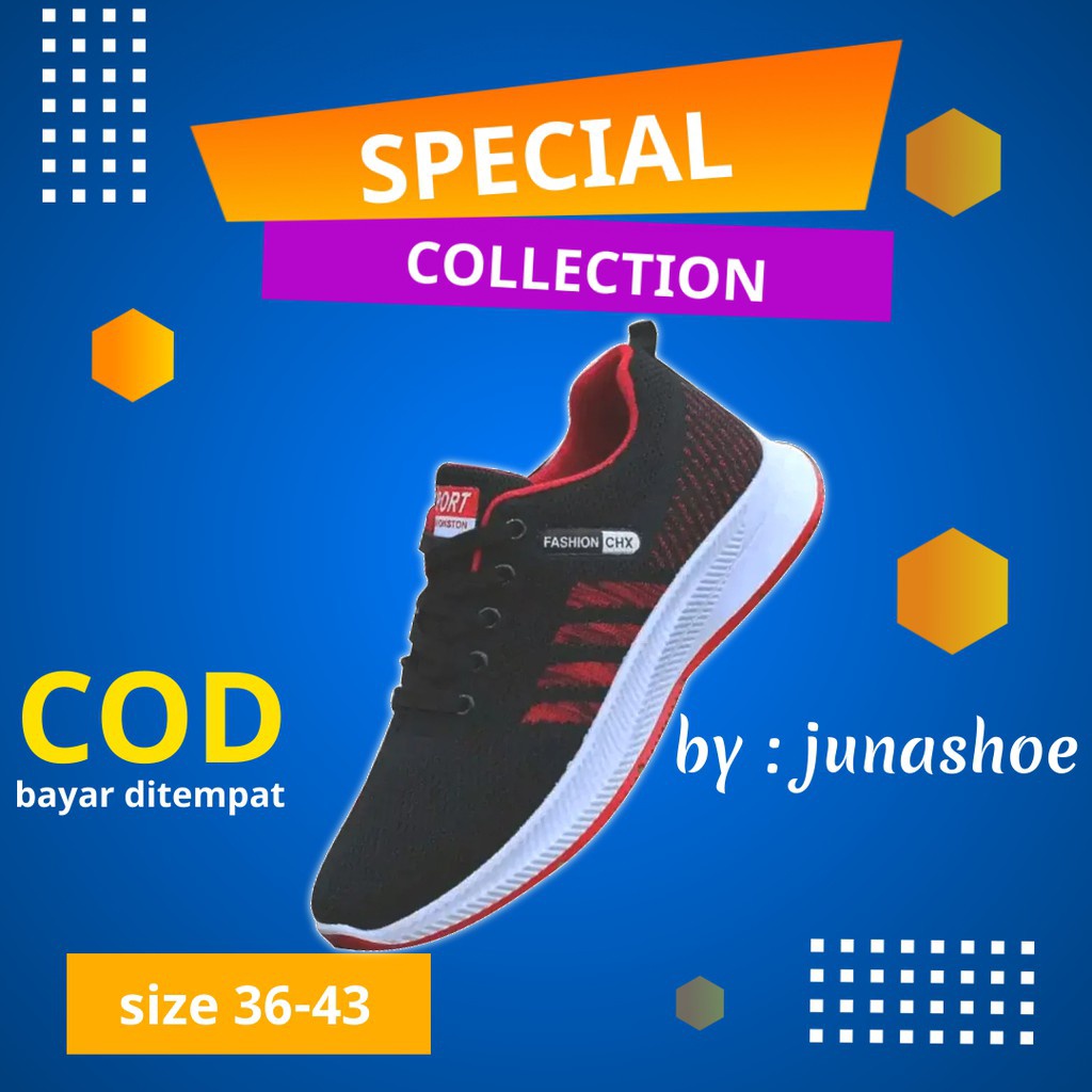 sepatu sneakers wanita pria fashion chx sepatu cats sport olahraga cewek cowok