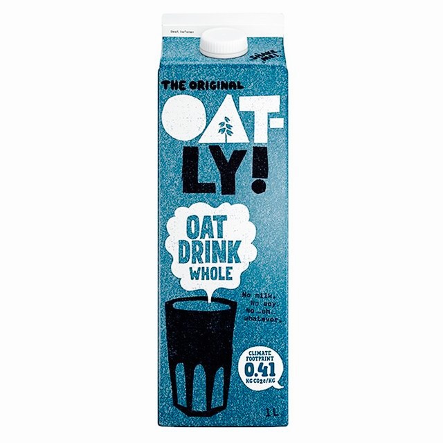 

Oatly Original Oat Milk Vegan Dairy Free Vegetarian Susu Gandum Drink Beverage Breakfast Creamer