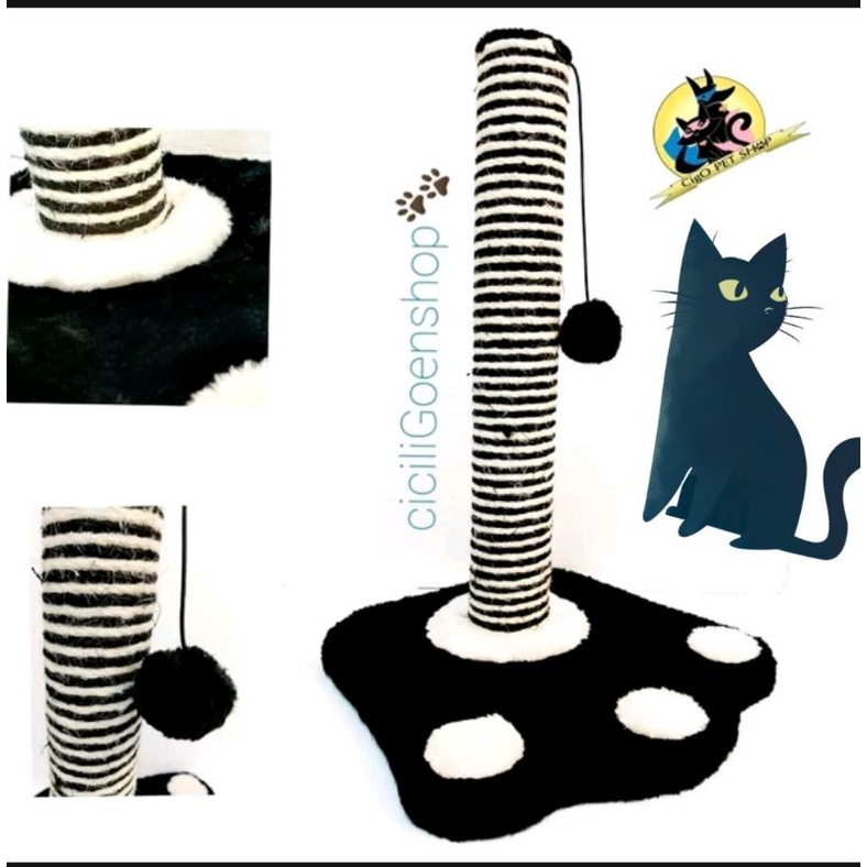 Cakaran kucing tiang garukan condo cat tree mainan kucing scratcher premium toys