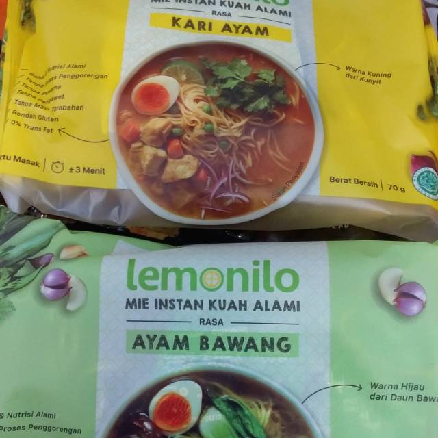 

Mie Lemonilo ayam bawang. Kari ayam. Goreng