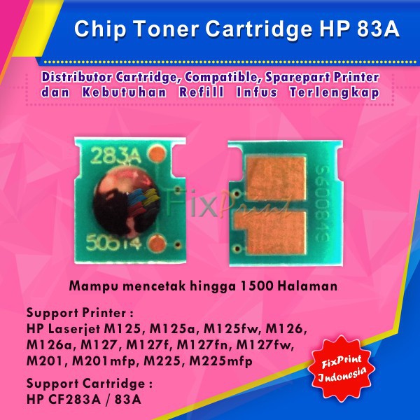 Chip Cartridge Toner HP 83A 83a CF283A cf283a  Murah