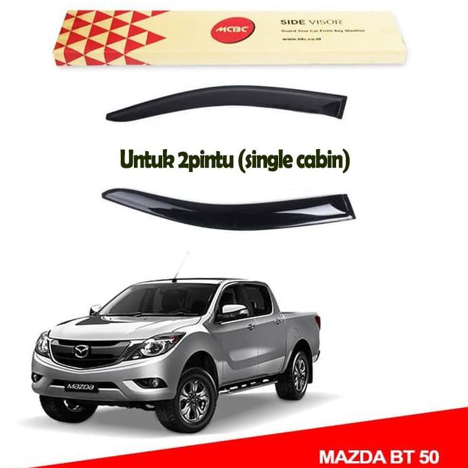 Terbaru Mazda Bt-50 Talang Air 2 Pintu( Side Visor ) Aksesoris / Variasi Mobil