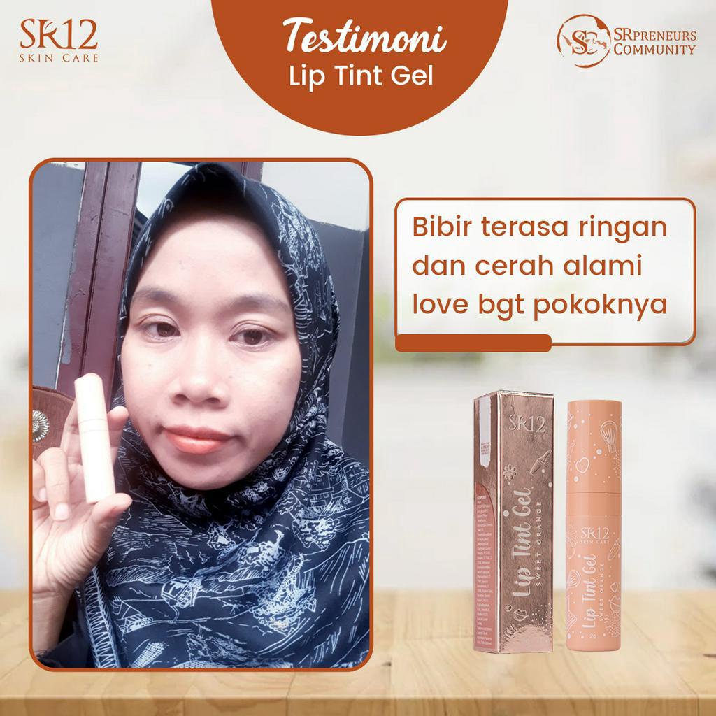 LIP TINT GEL SWEET ORANGE SR12 / LIP TINT AWET TAHAN LAMA / CHEEK &amp; LIPS / BPOM 100% ORI