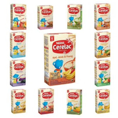 Cerelac bubur mpasi bubur bayi baby chicken veggie sayur ayam beras merah pisang susu kacang hijau