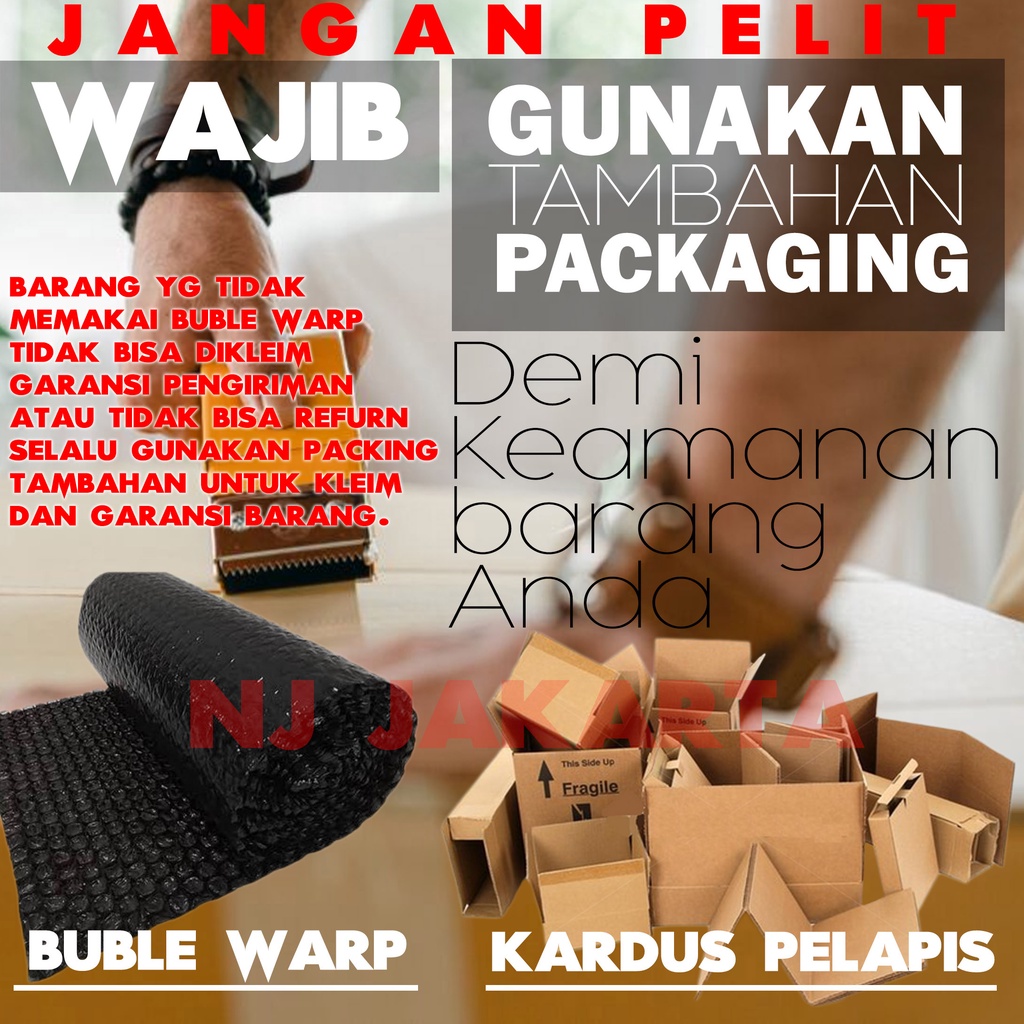 

KARDUS / BUBBLE WRAP TAMBAHAN PACKING BARANG AGAR AMAN BUBLE WARP