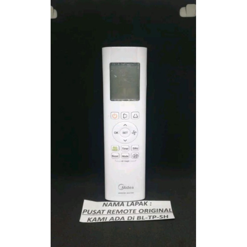 REMOTE REMOT AC MIDEA INVERTER QATTARO RG58N ORIGINAL ASLI