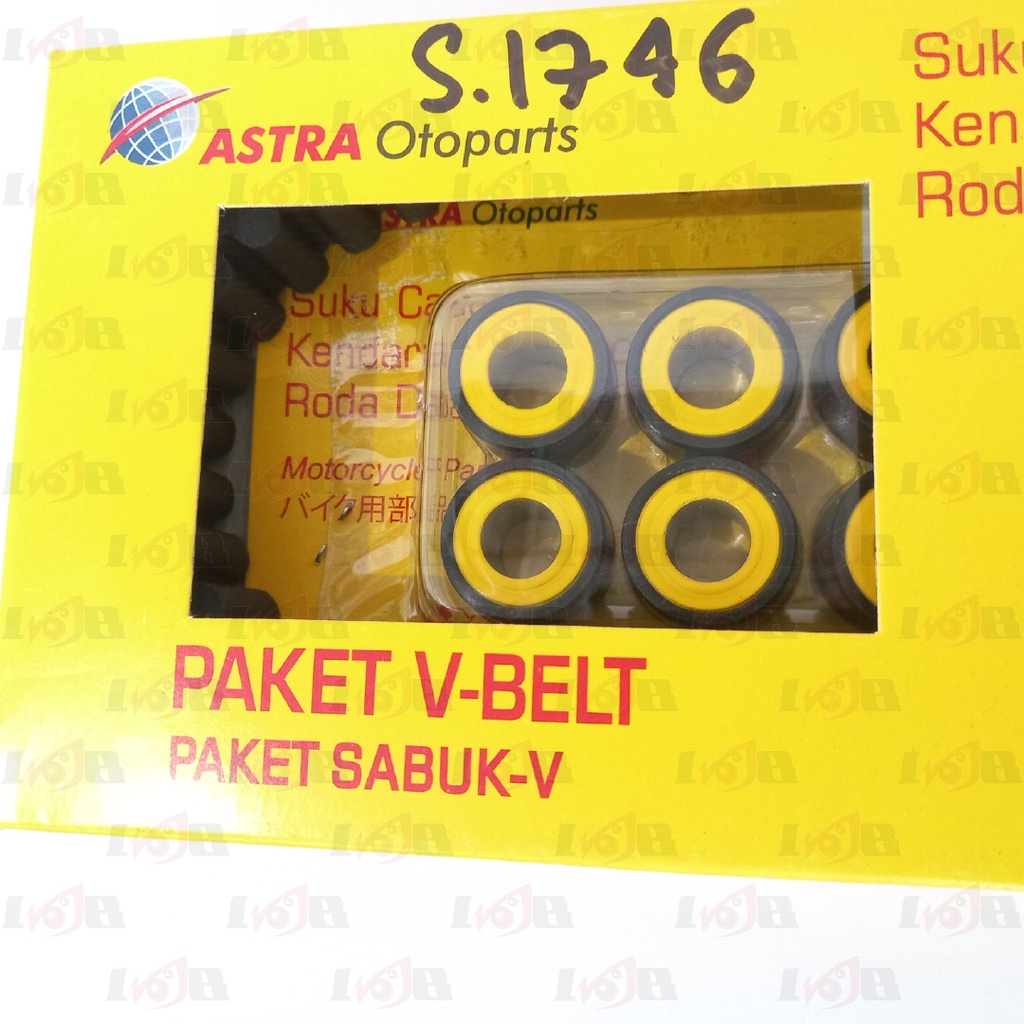 ASPIRA Paket Vbelt Roller Vario 125 FI Techno Vanbelt Cvt Matic KZR Motor Honda