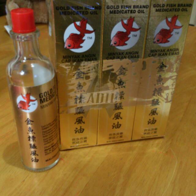 Minyak Angin Cap Ikan Mas Malaysia